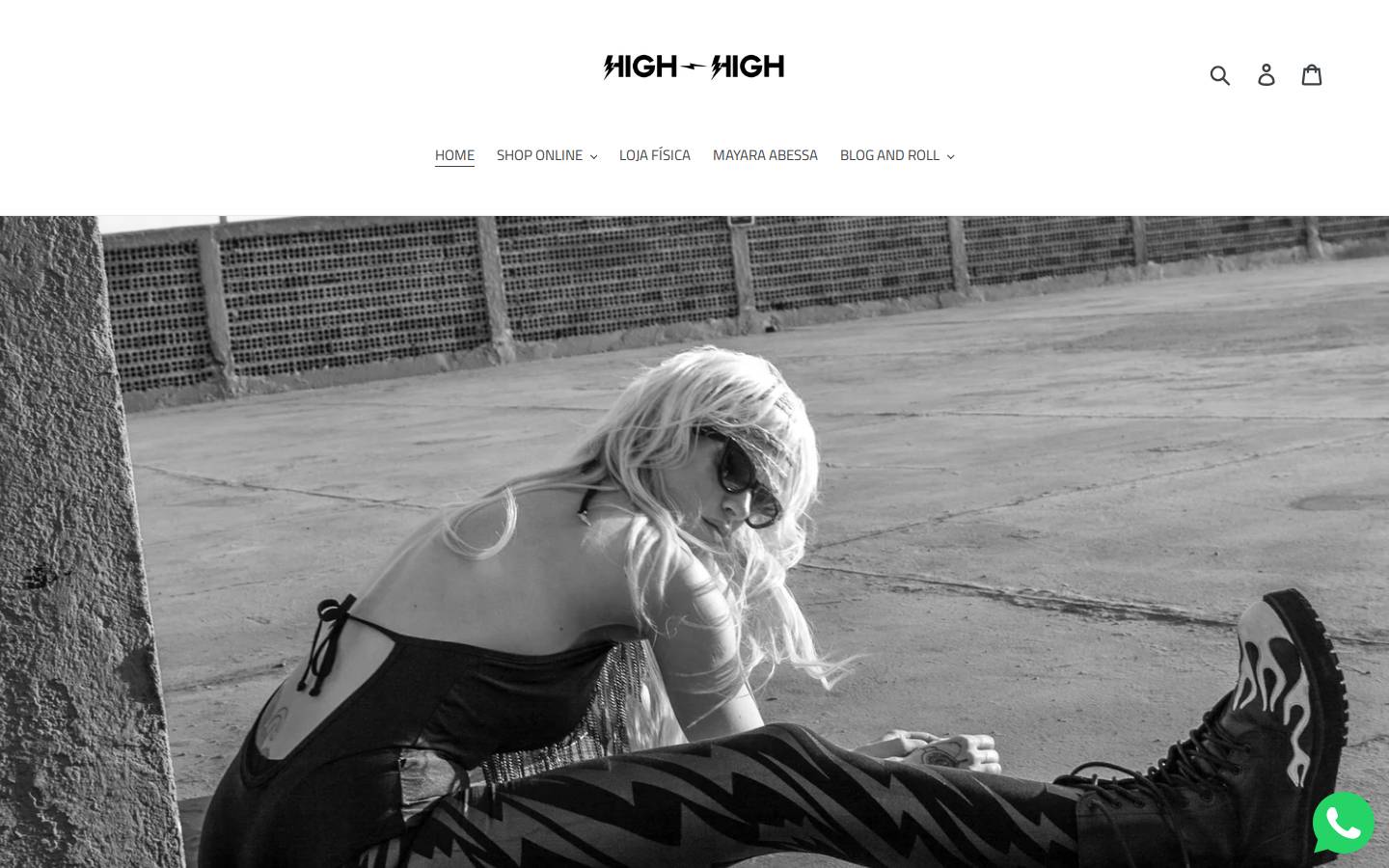 high-high.com.br homepage screenshot