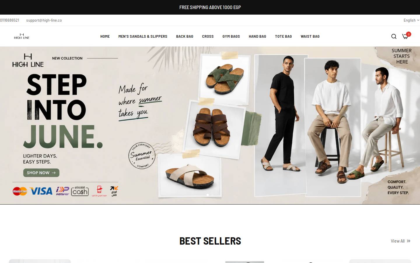high-line.co homepage screenshot