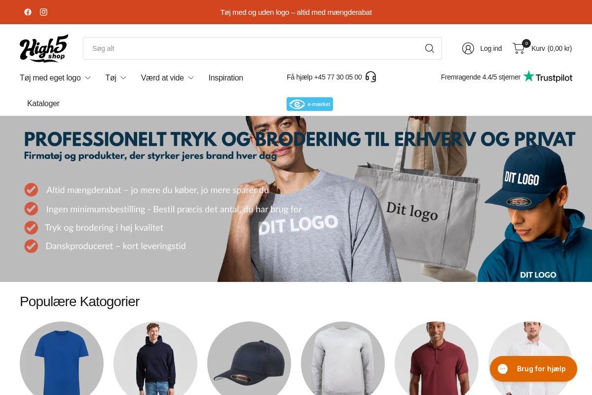 High5shop homepage screenshot