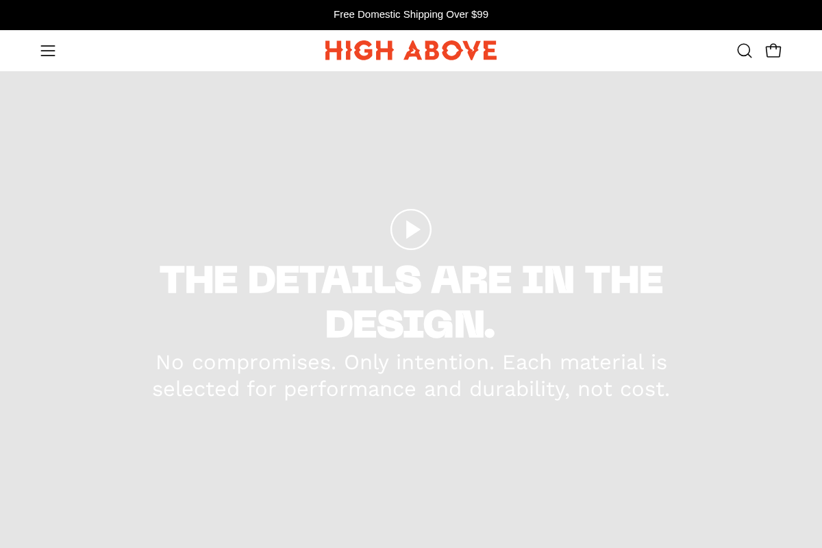 highabove.net homepage screenshot