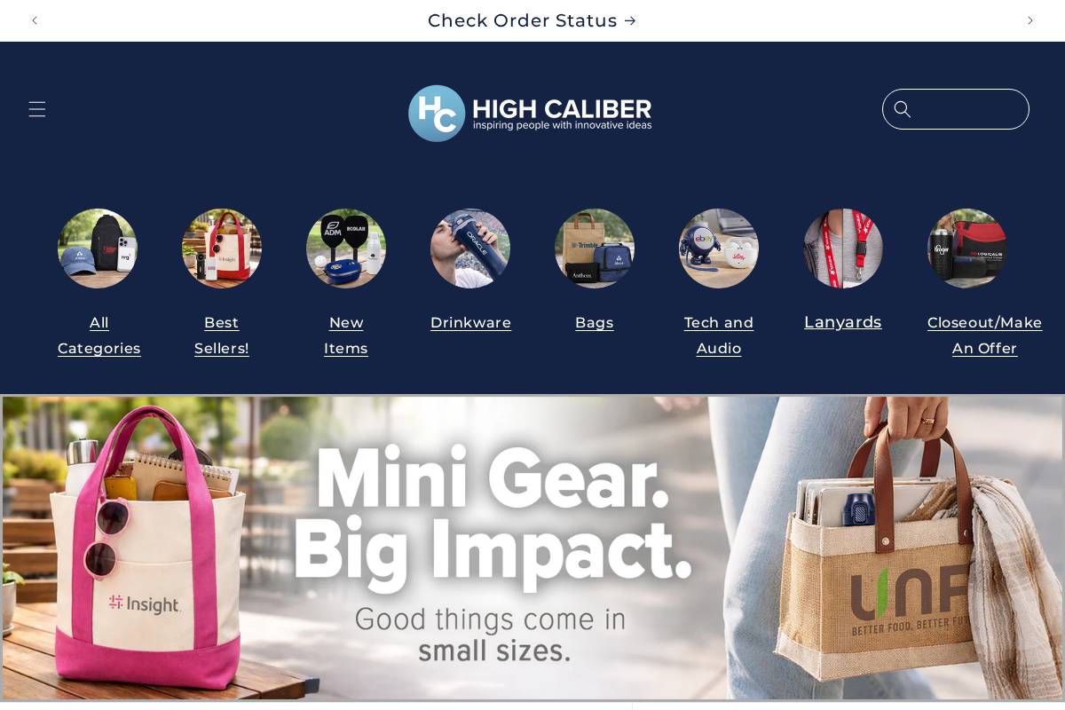 highcaliberline.com homepage screenshot