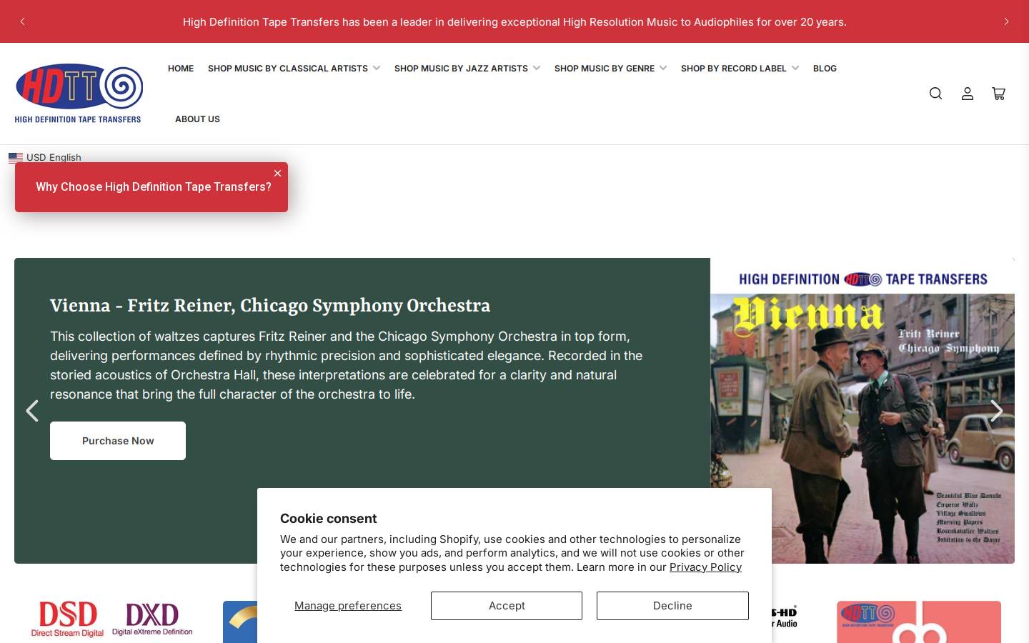 highdeftapetransfers.com homepage screenshot
