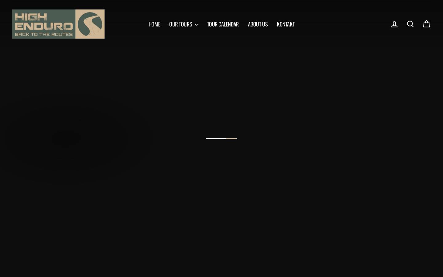 highendurotours.com homepage screenshot