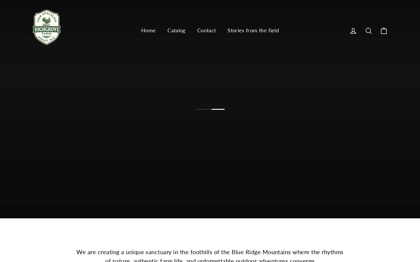 highgrove.com homepage screenshot