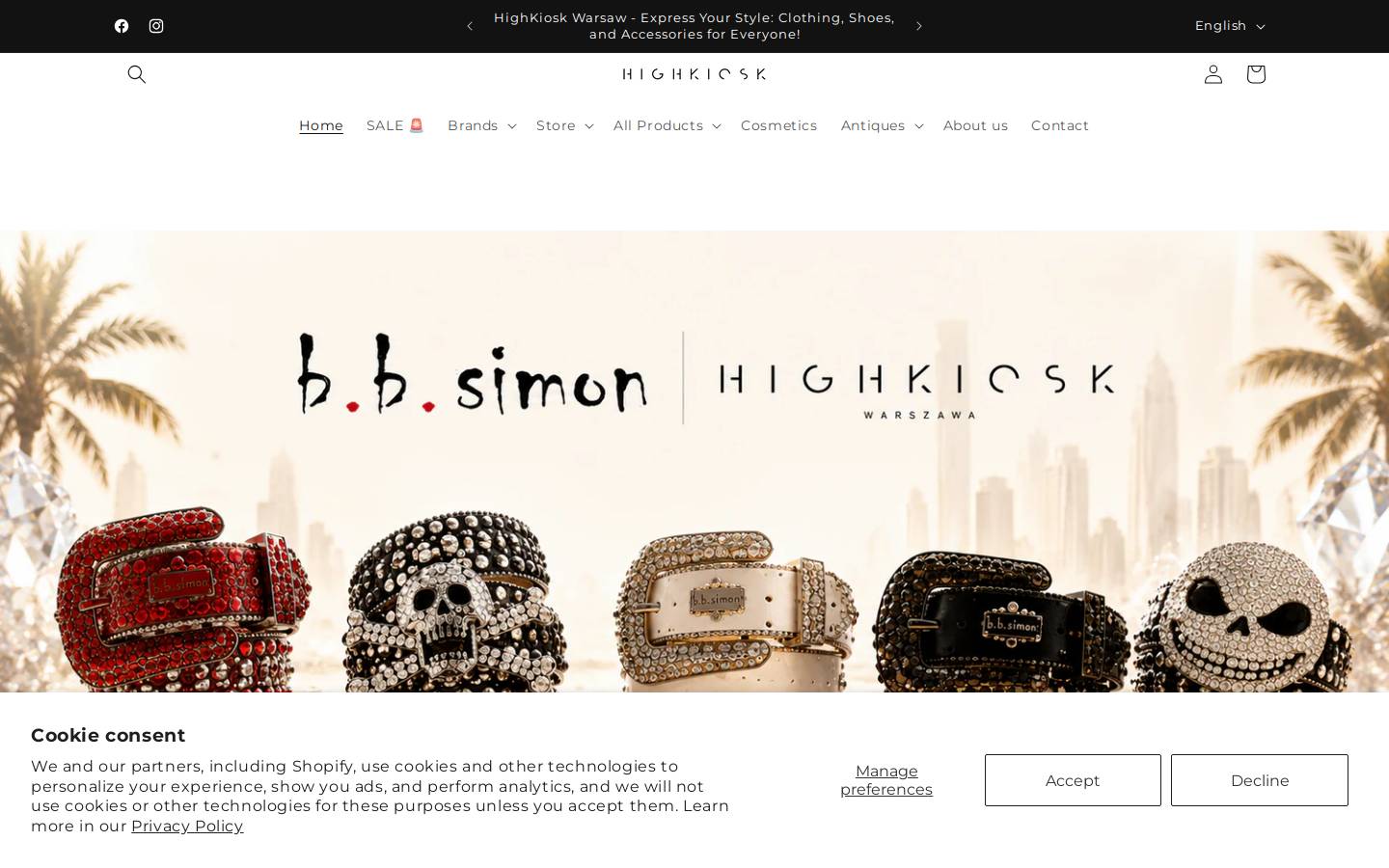highkiosk.com homepage screenshot