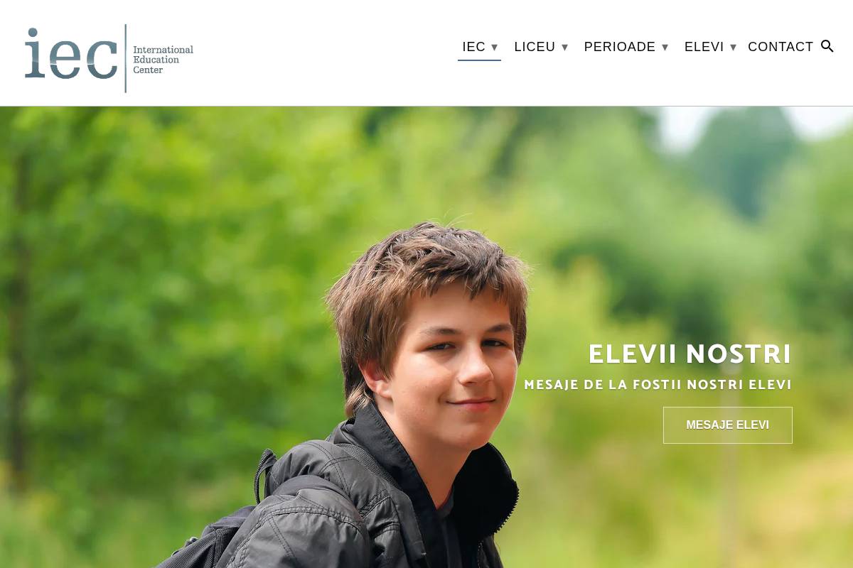 highschools.ro homepage screenshot