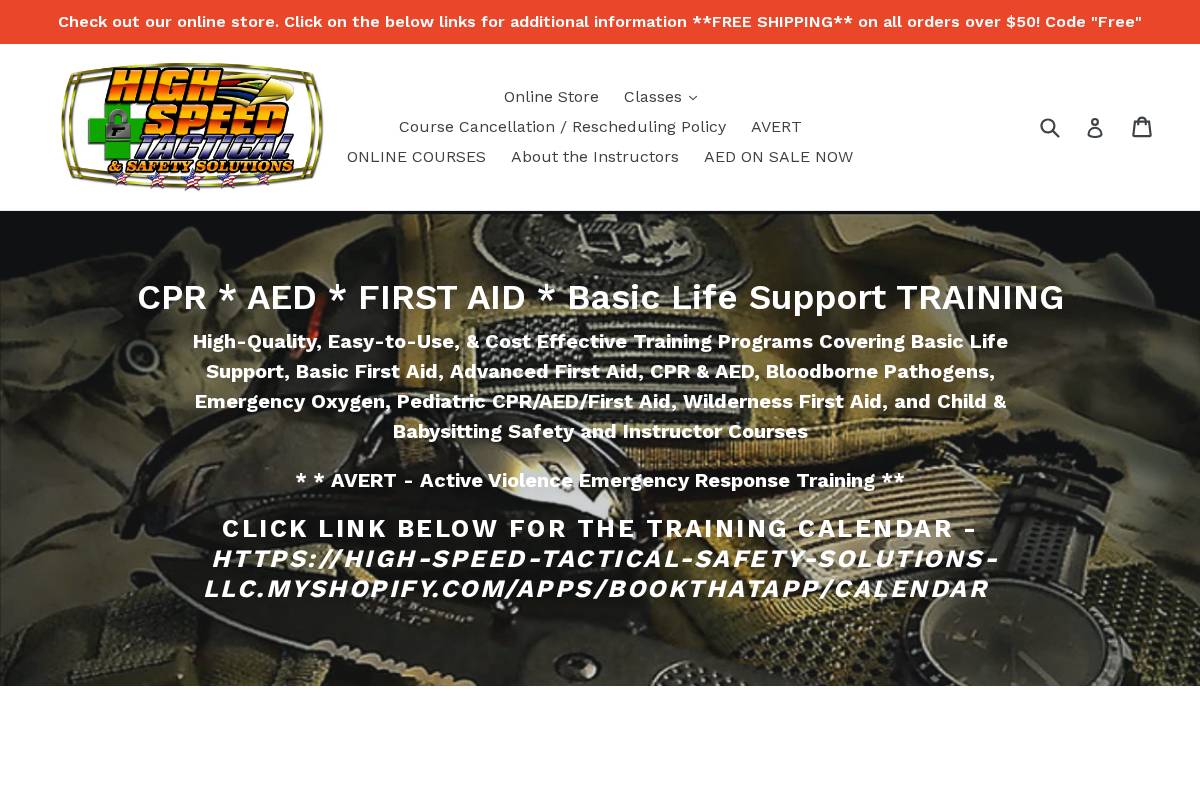 highspeedtac.com homepage screenshot