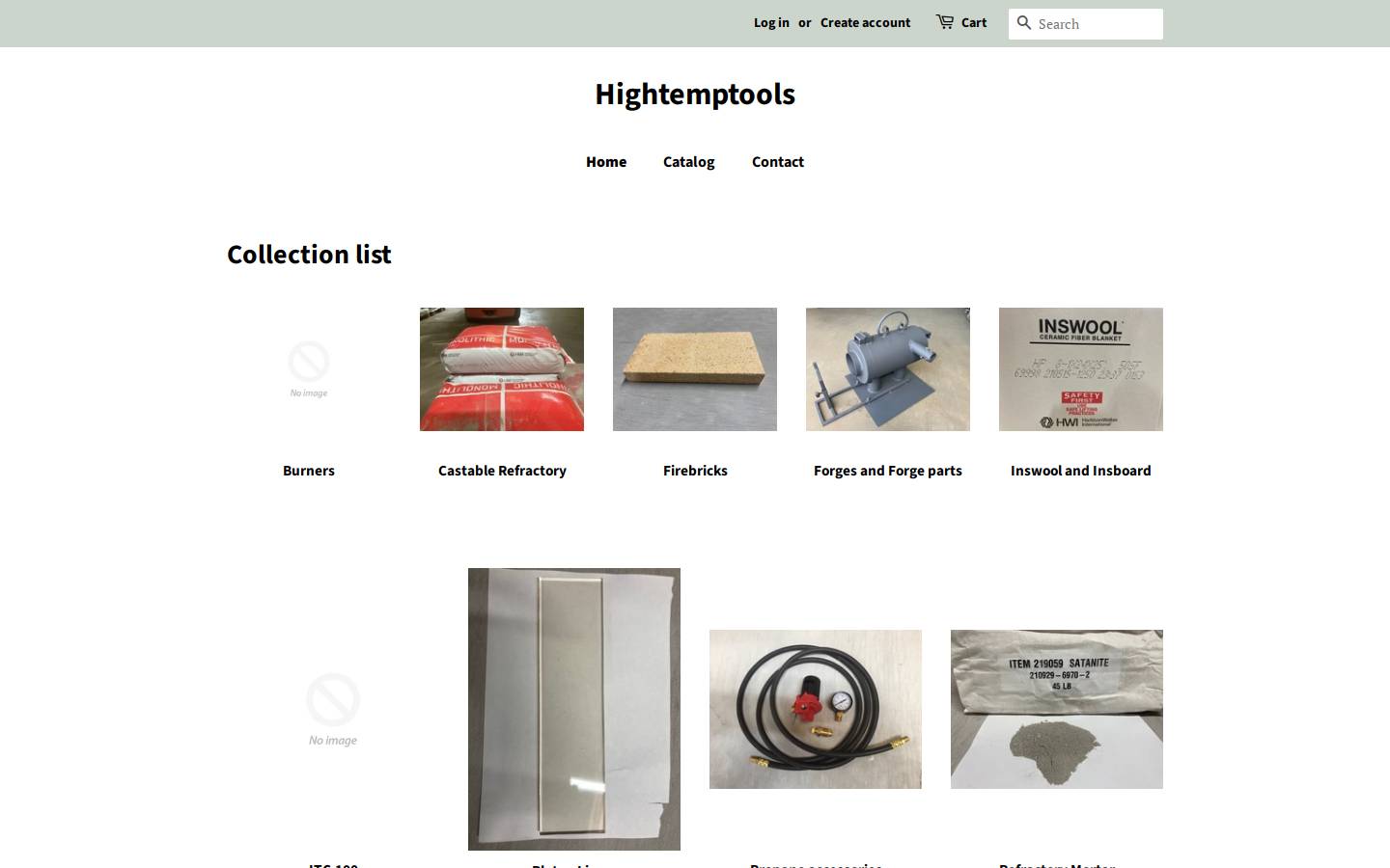 hightemperaturetools.com homepage screenshot