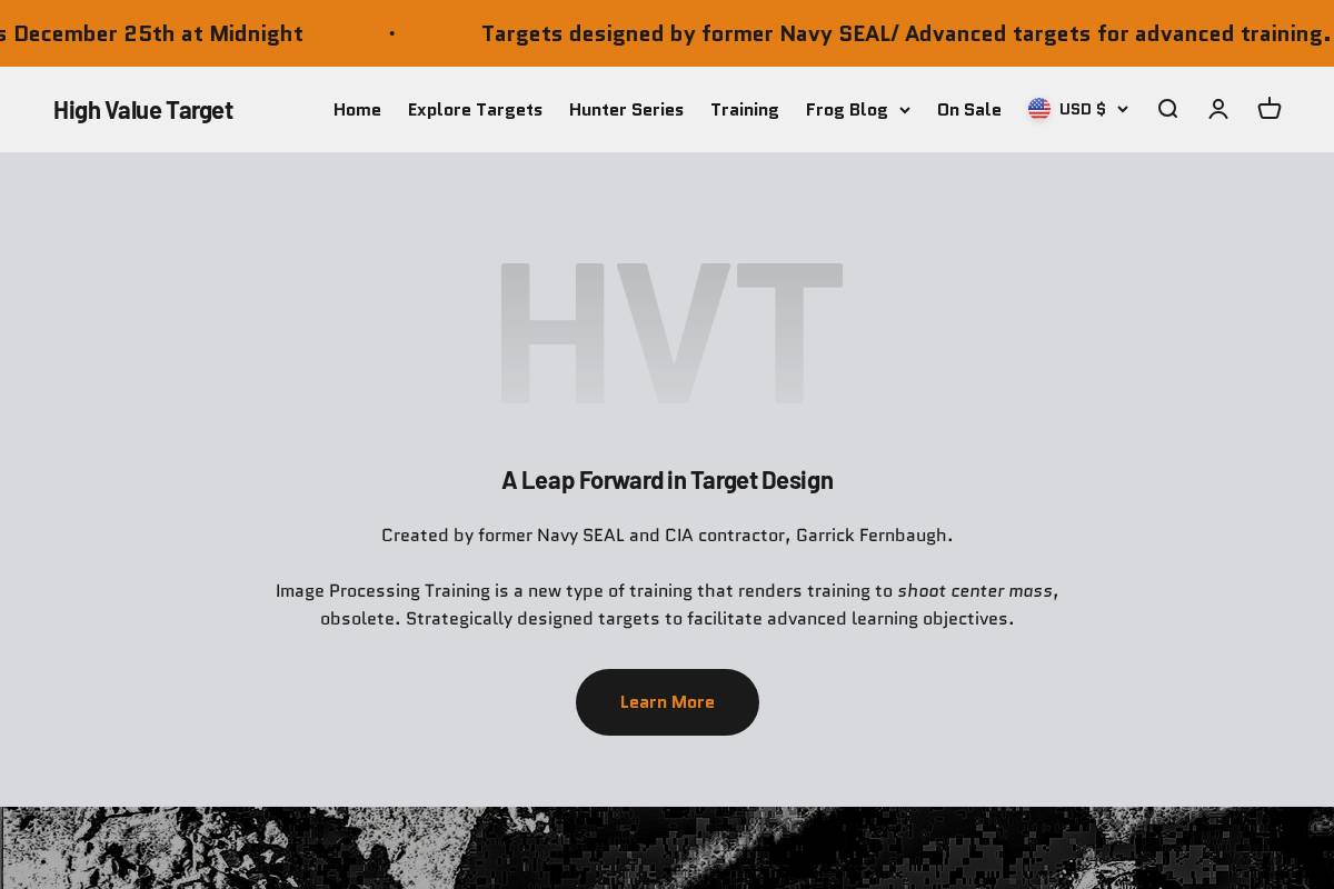 highvaluetarget.com homepage screenshot