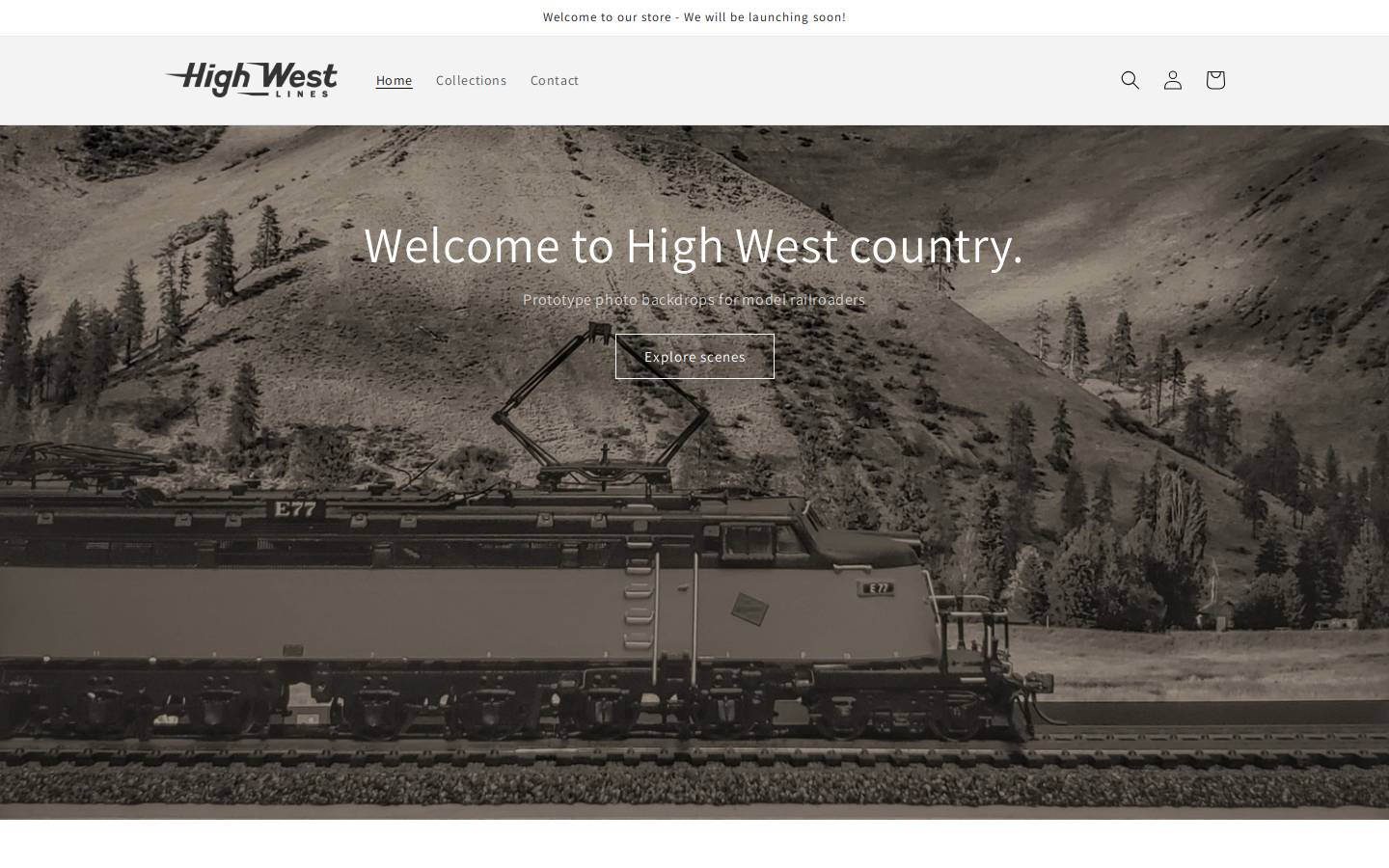 highwestlines.com homepage screenshot