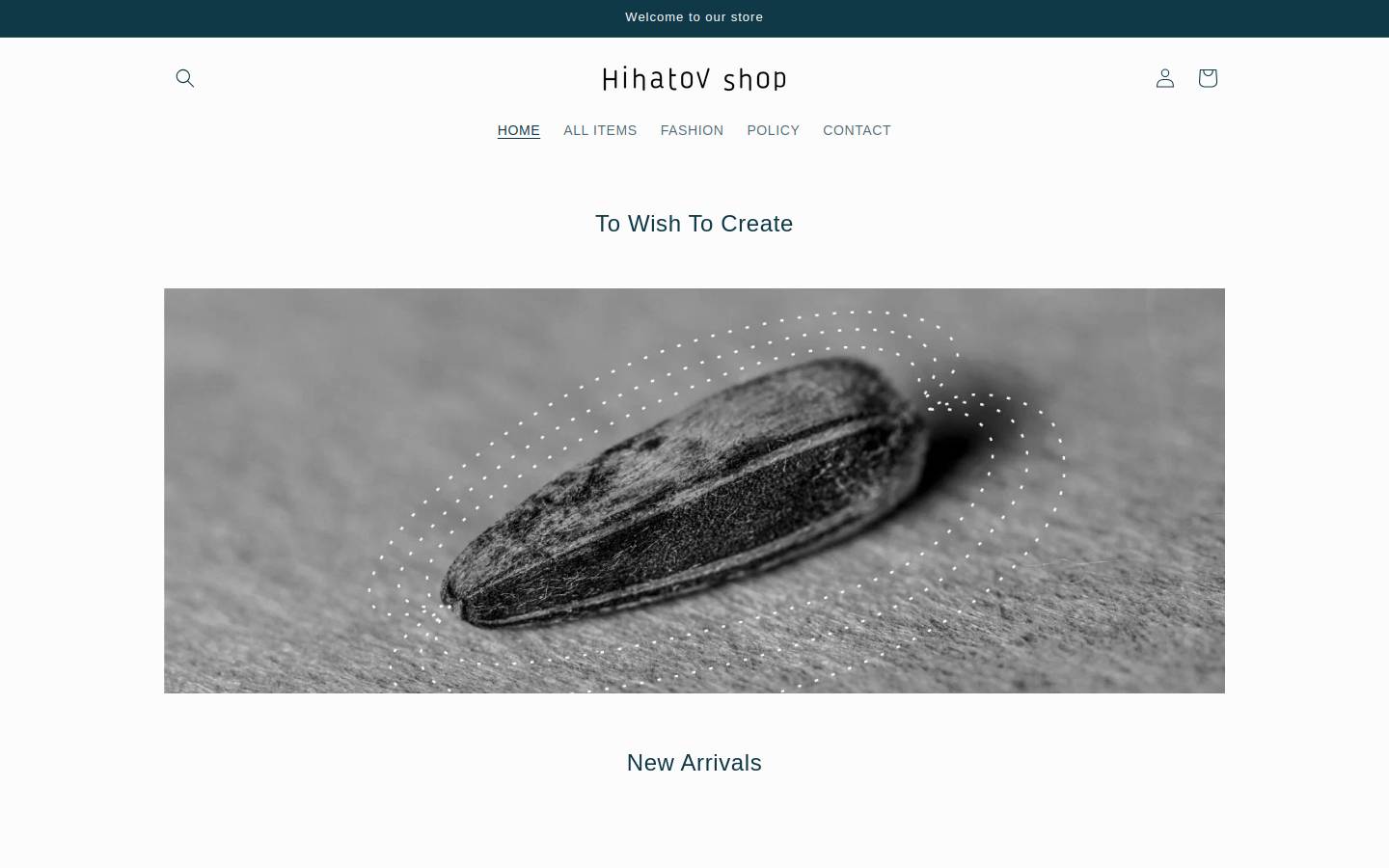 hihatov.jp homepage screenshot