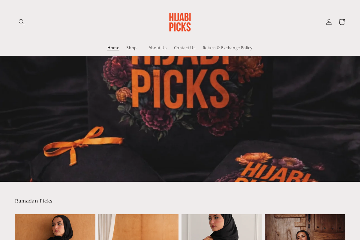 hijabipicks.com homepage screenshot