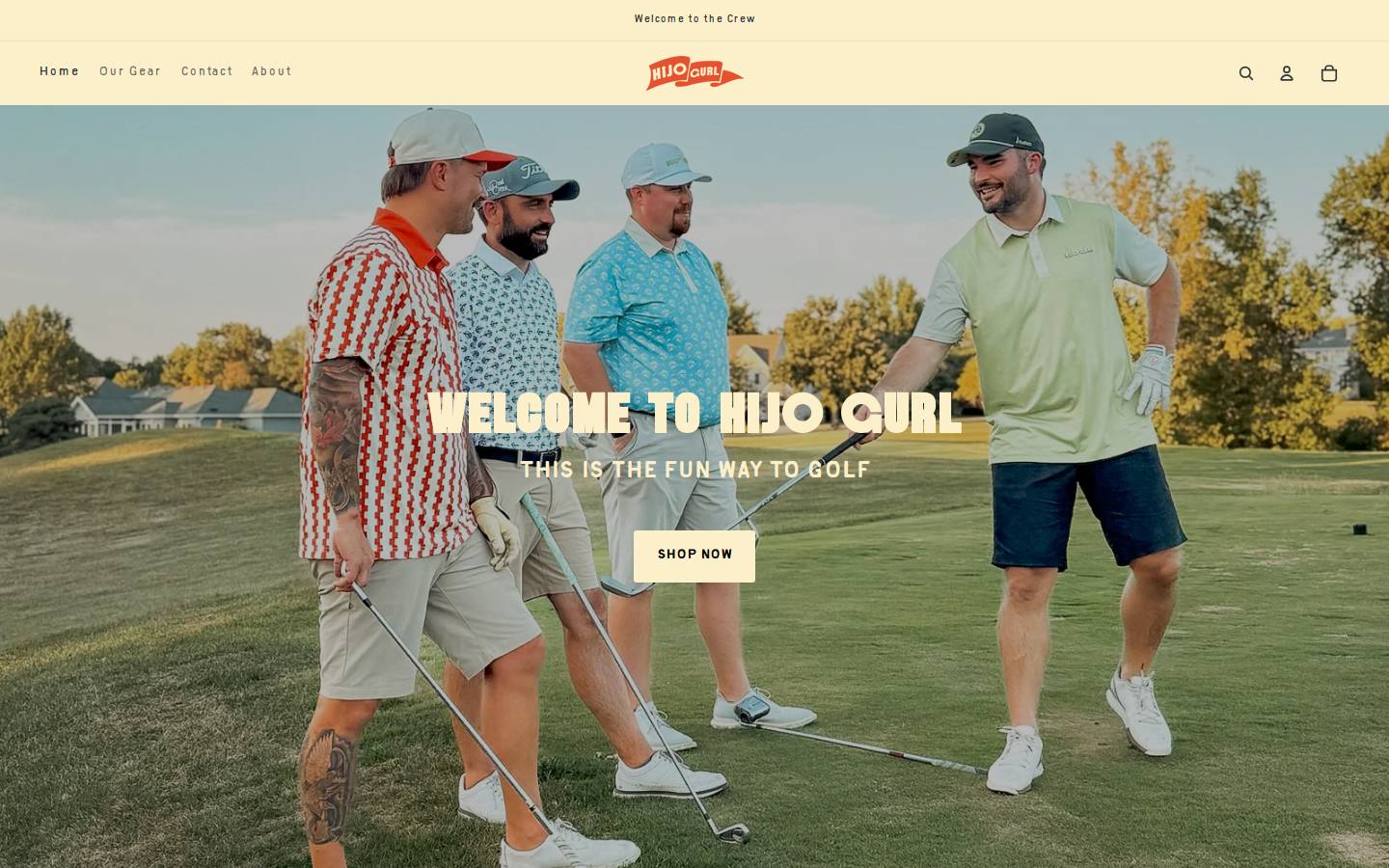 hijogurl.com homepage screenshot
