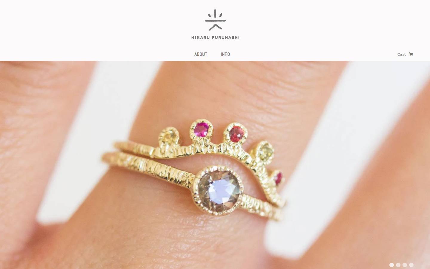 hikaru-furuhashi.com homepage screenshot