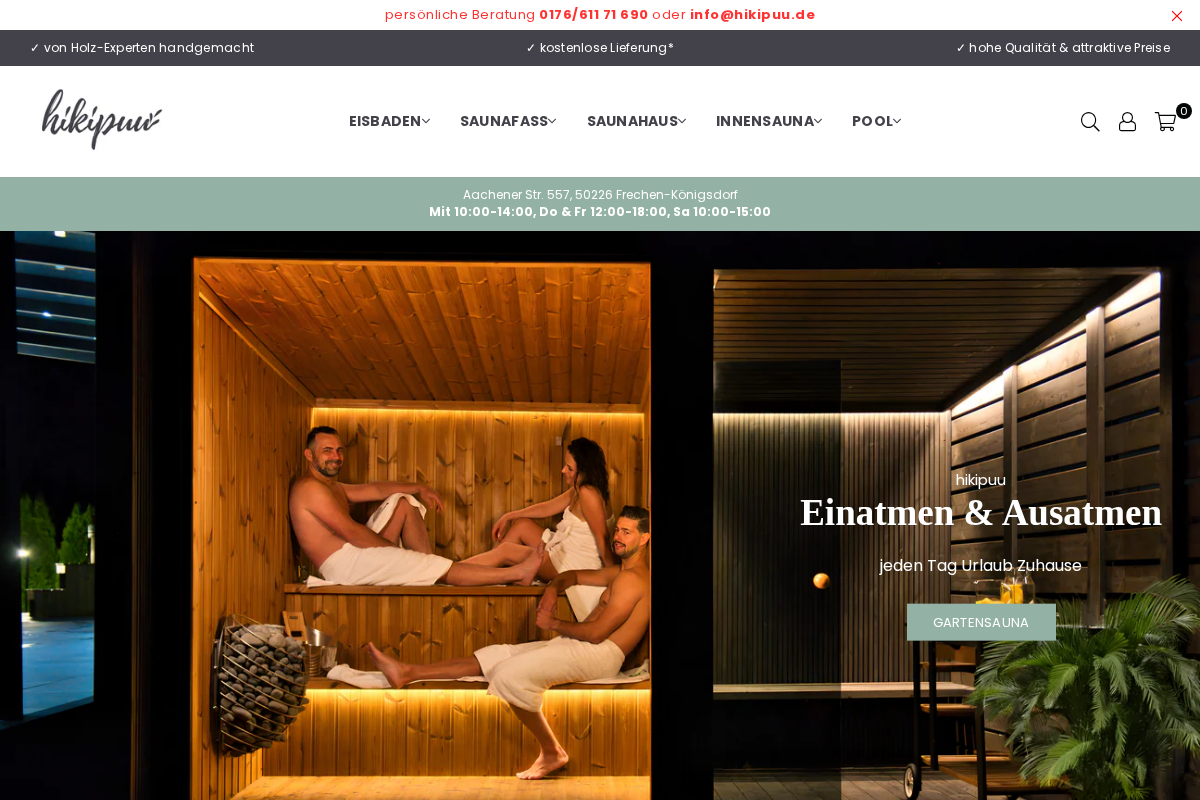 hikipuu homepage screenshot