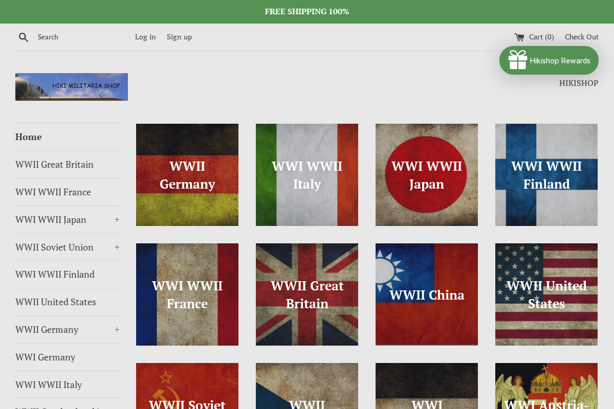 Hikishop homepage screenshot