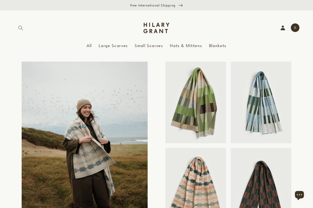 Hilary Grant homepage screenshot