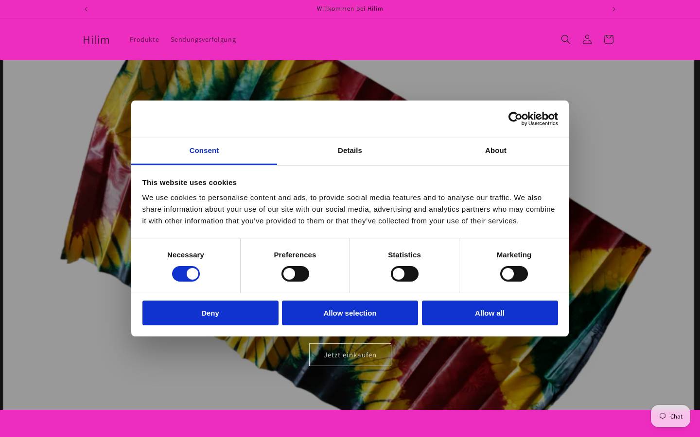 hilim.de homepage screenshot