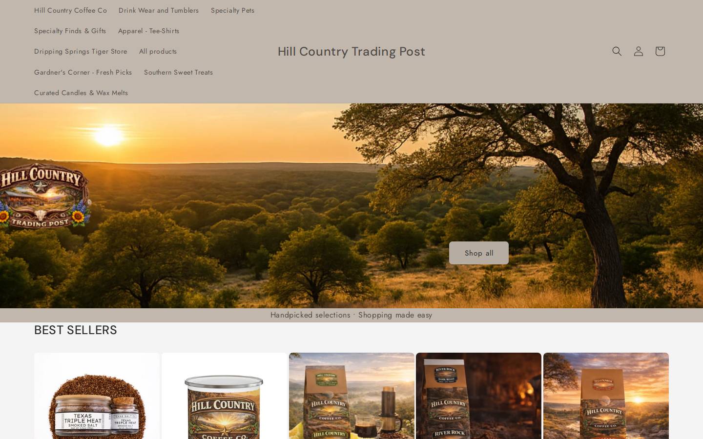 hillcountrytradingpost.com homepage screenshot