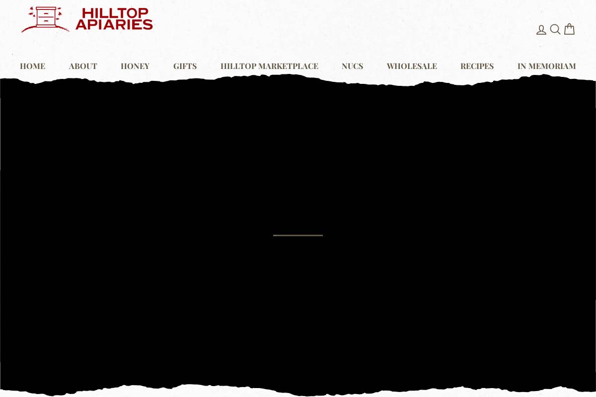 hilltopapiaries.com homepage screenshot