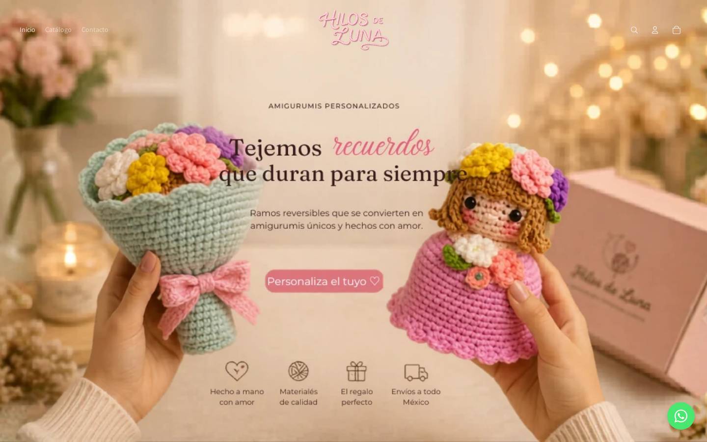 hilosdeluna.mx homepage screenshot