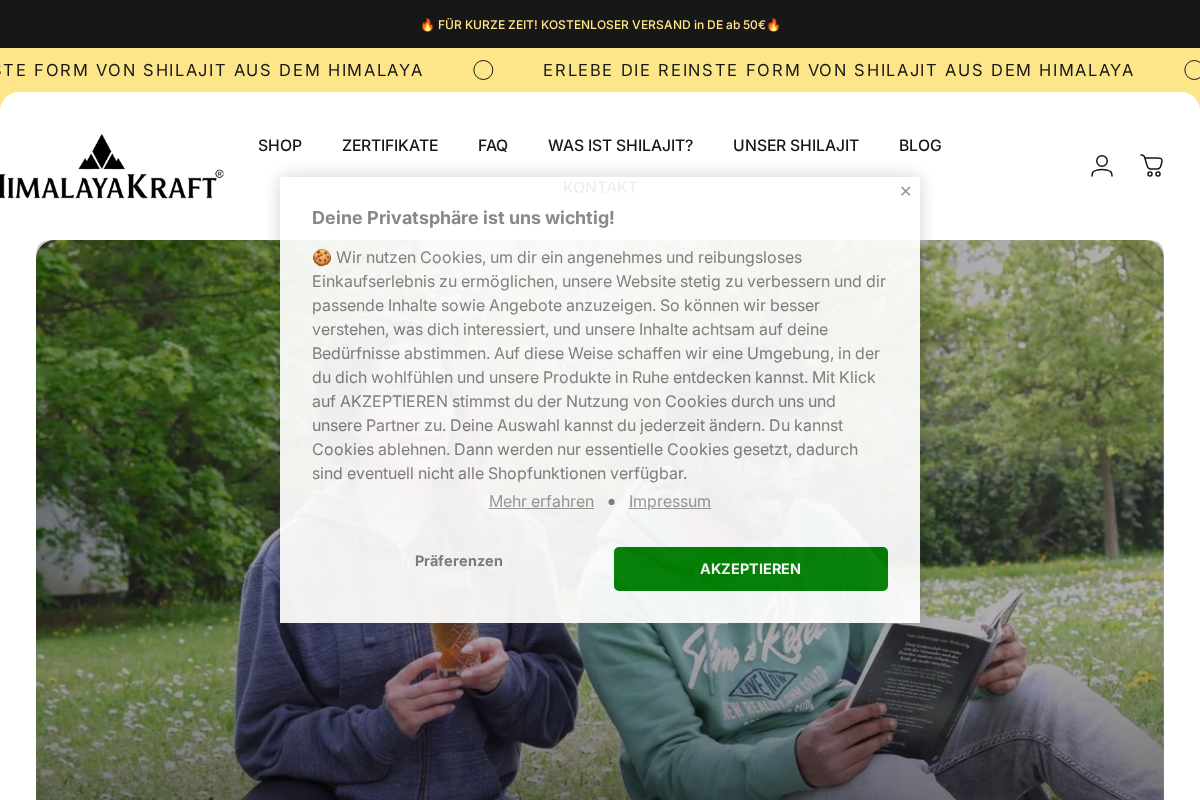 HimalayaKraft homepage screenshot