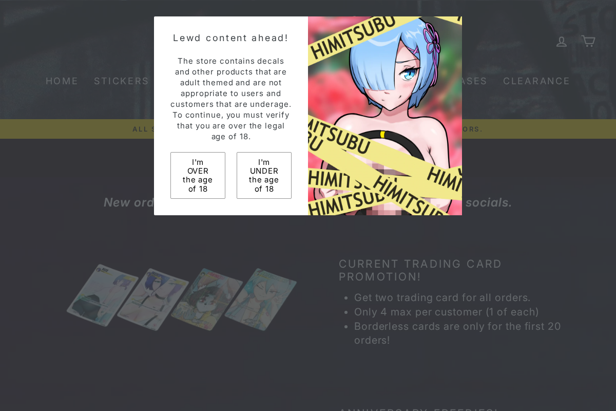 Himitsubu homepage screenshot