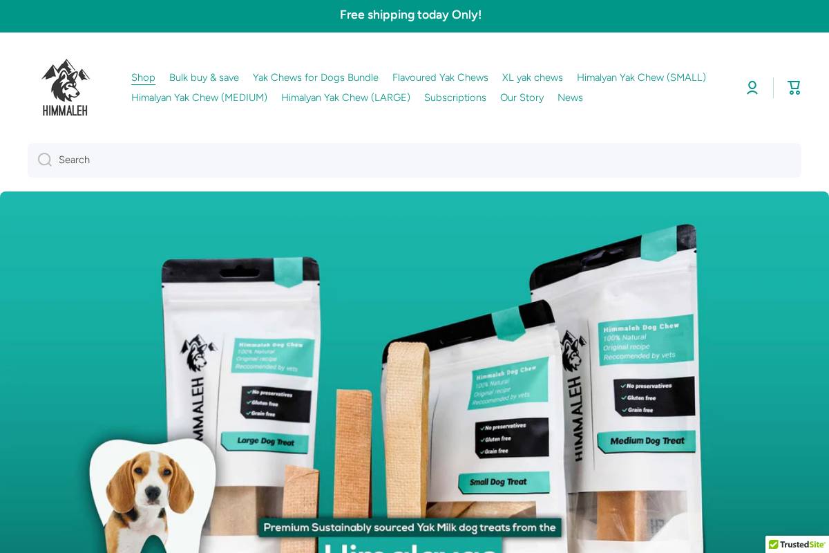 Himmaleh homepage screenshot