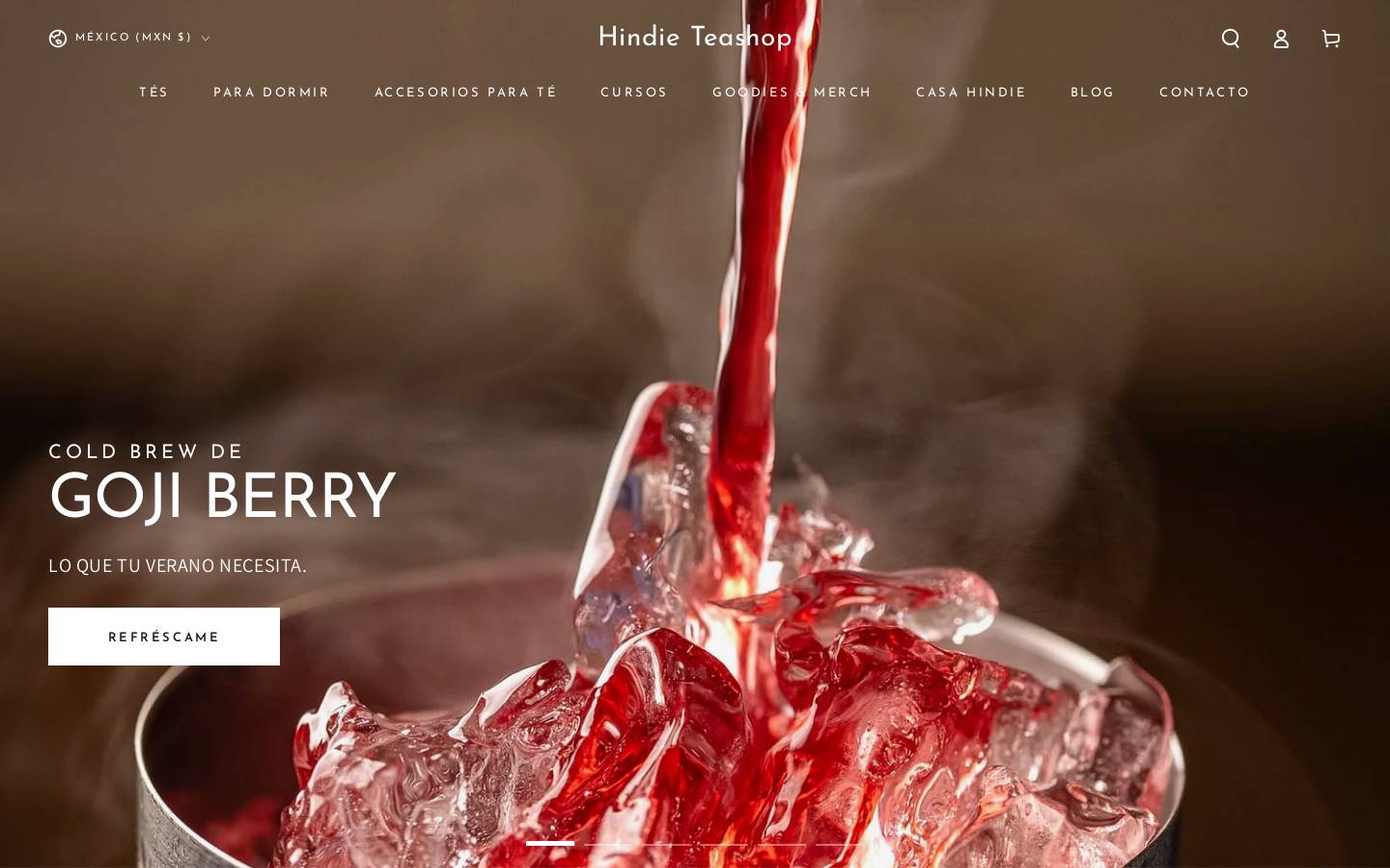hindie.com.mx homepage screenshot