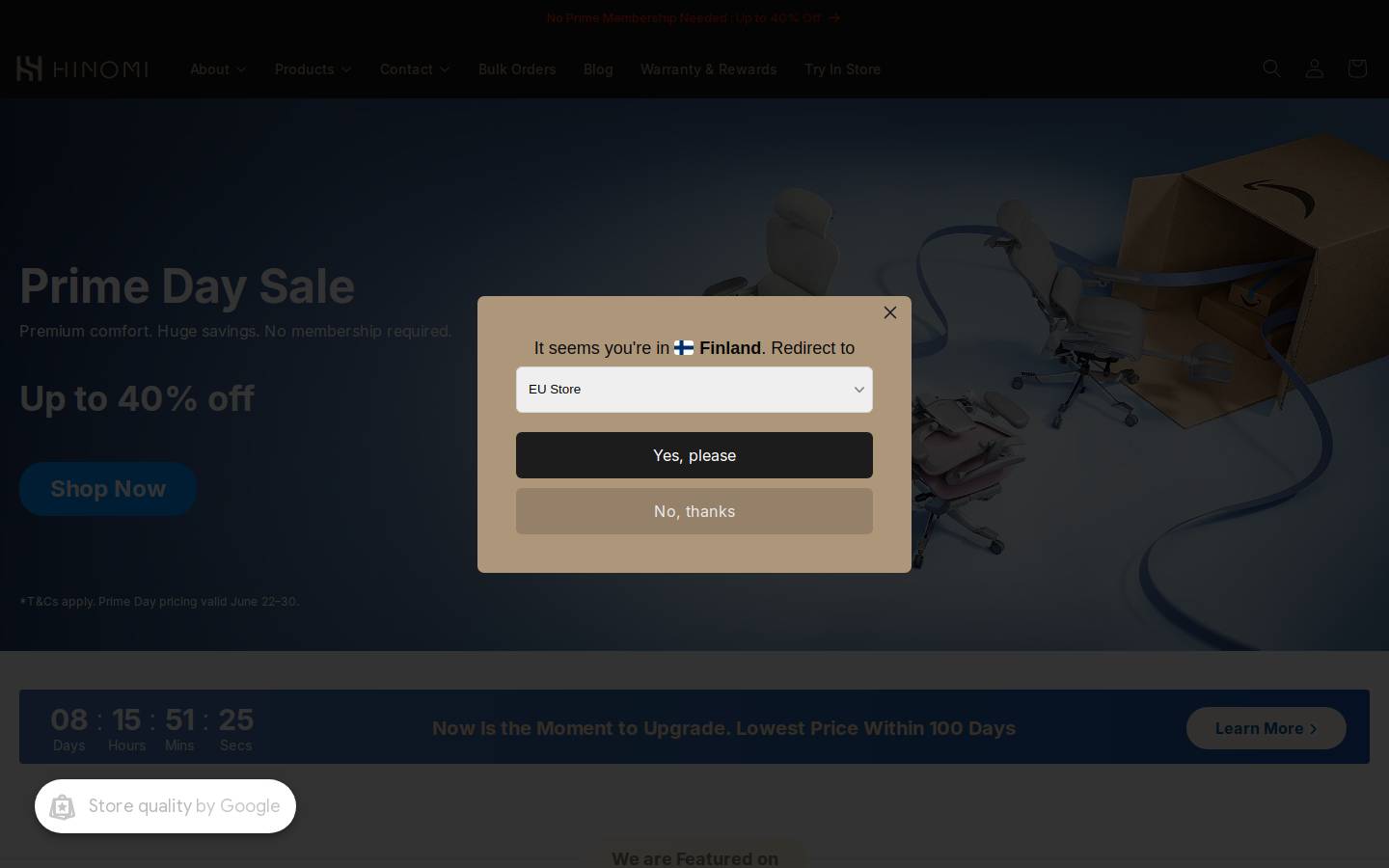 HINOMI INC homepage screenshot