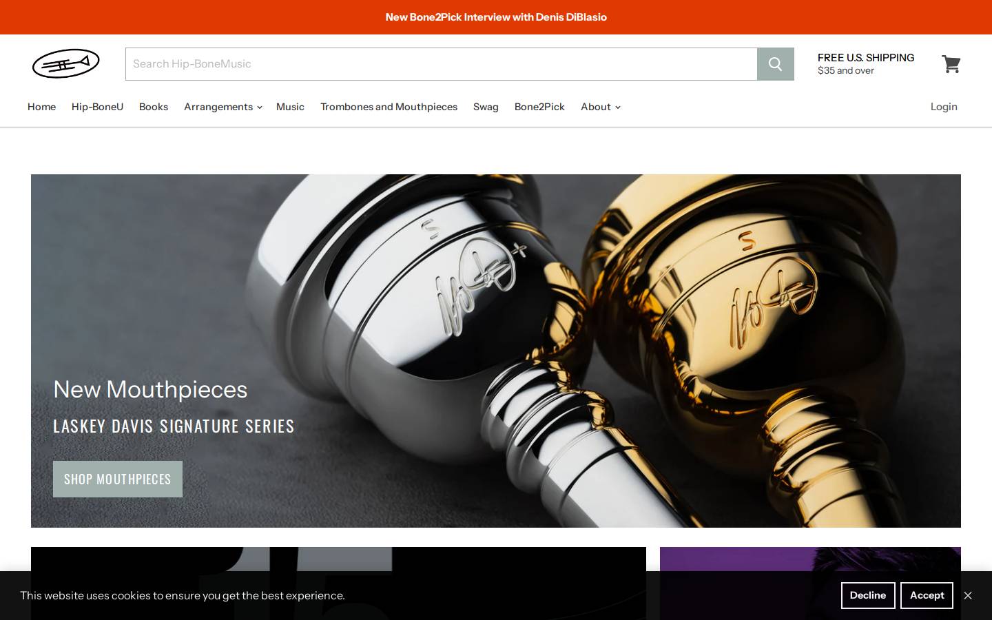 hipboneu.com homepage screenshot