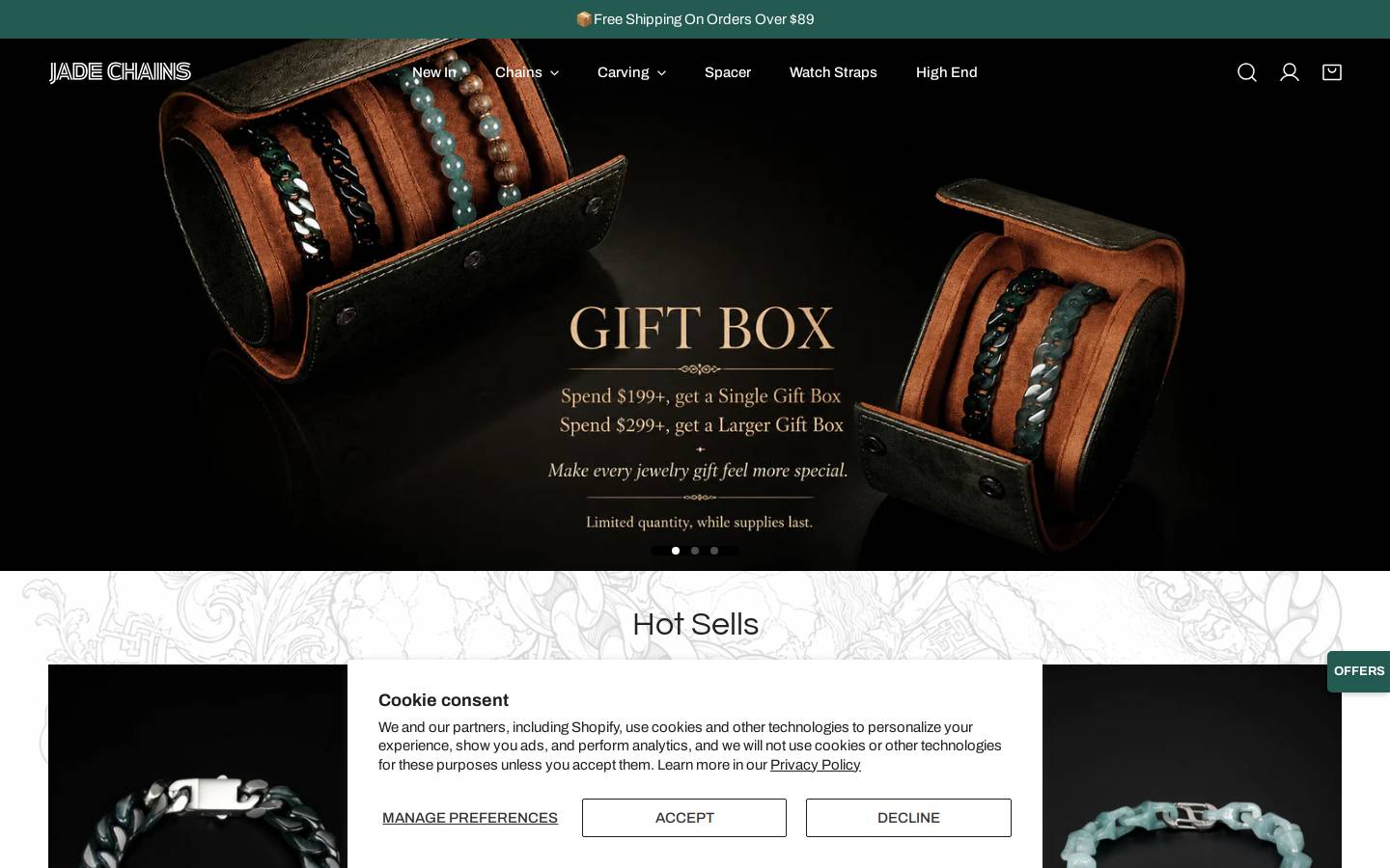 hiphopbracelets.com homepage screenshot
