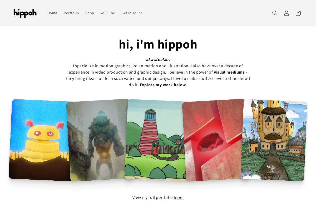 hippoh.com.au homepage screenshot