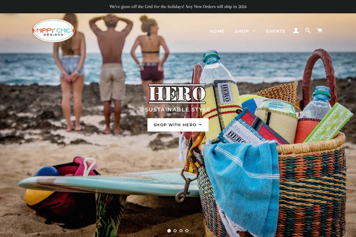hippychichawaii.com homepage screenshot