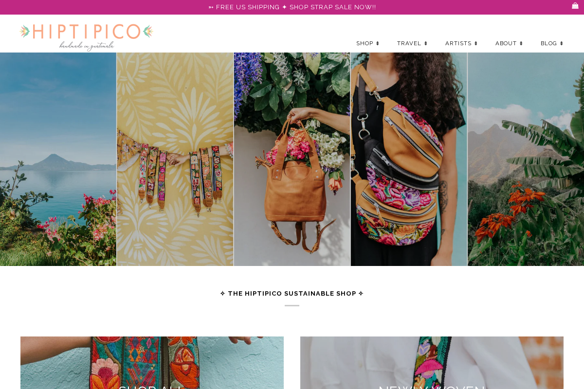 Hiptipico homepage screenshot