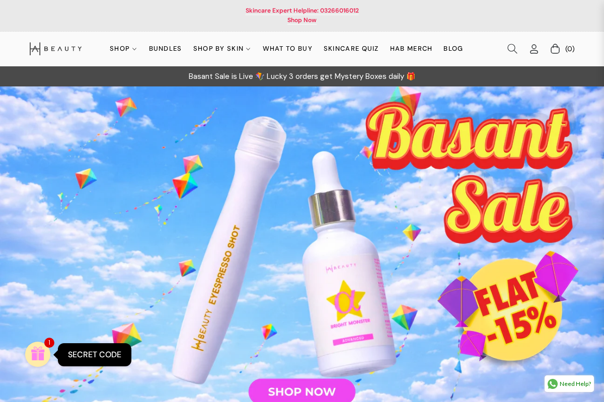 Hira Ali homepage screenshot