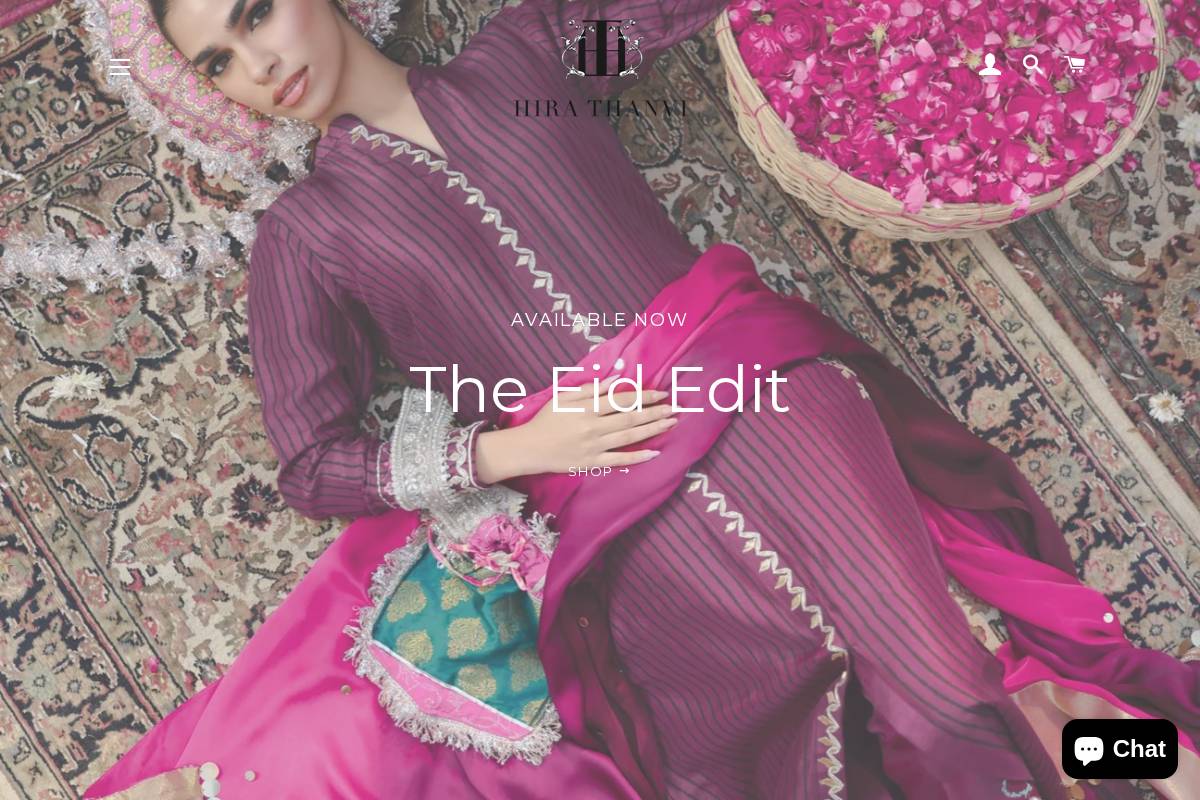 hirathanvi.com homepage screenshot