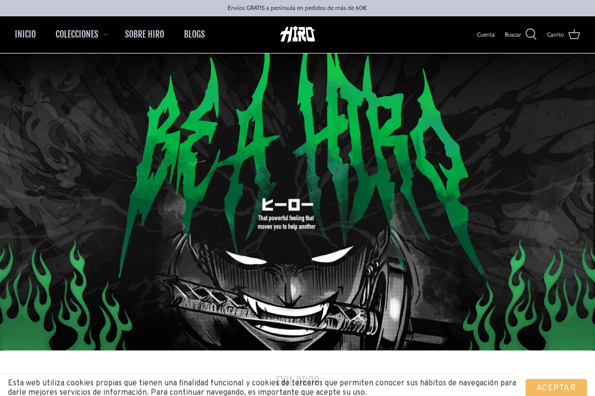 HIRO BY ESTTIK homepage screenshot