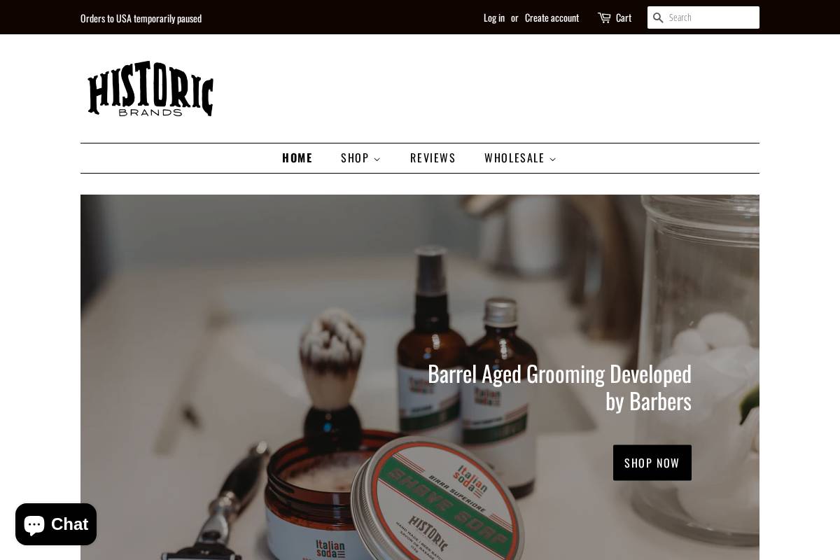 historicbrands.ca homepage screenshot