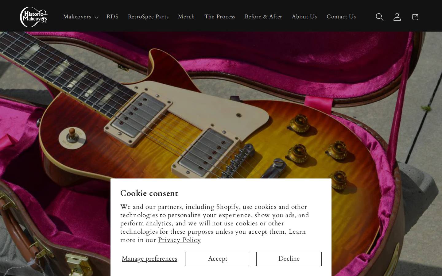 historicmakeovers.com homepage screenshot