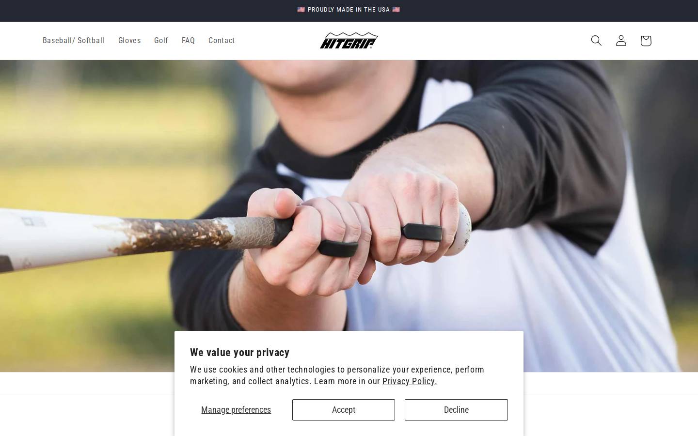 hit-grip.com homepage screenshot