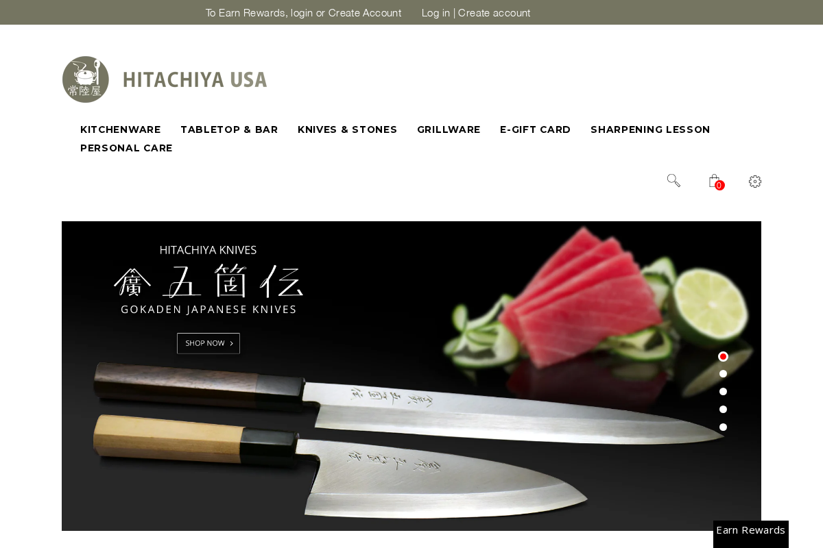 HITACHIYA USA homepage screenshot