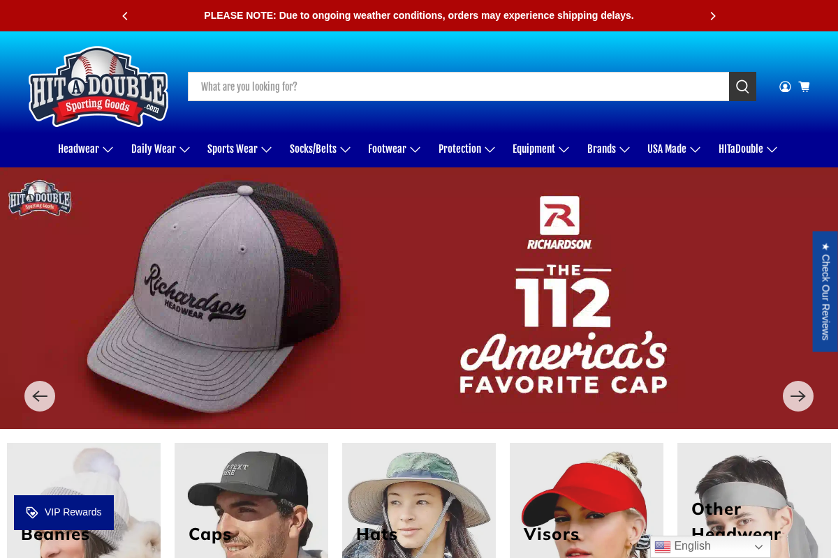 Hit a Double homepage screenshot