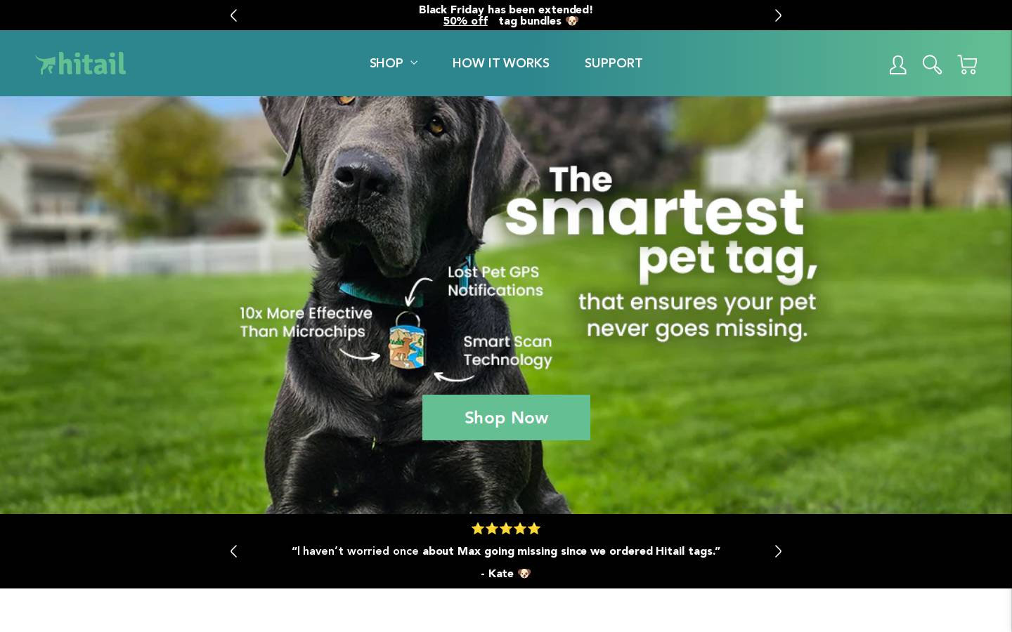 hitail.co homepage screenshot