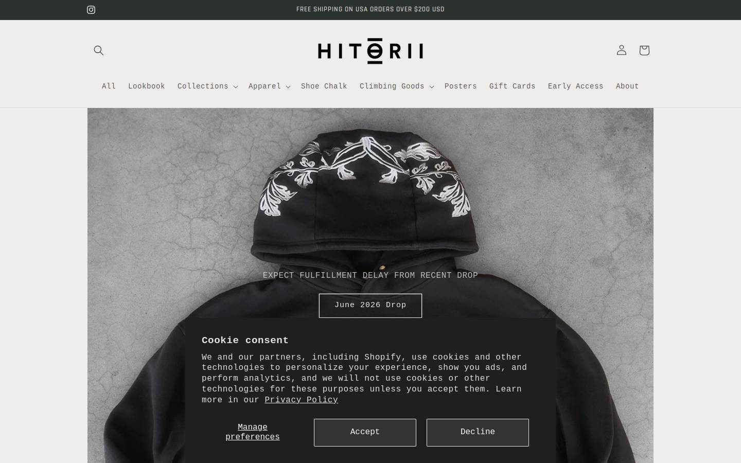 hitorii.com homepage screenshot