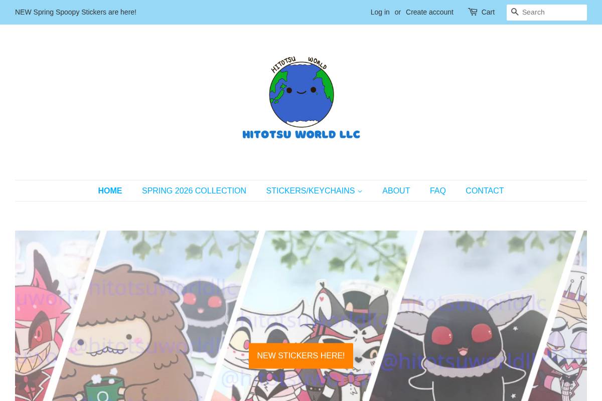 hitotsuworldllc.com homepage screenshot