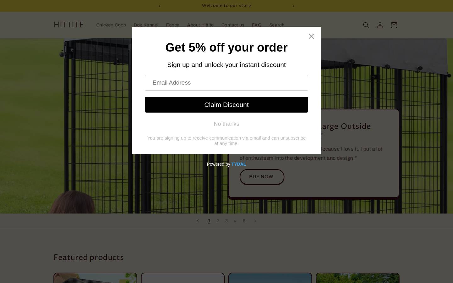 hittitekingdom.com homepage screenshot