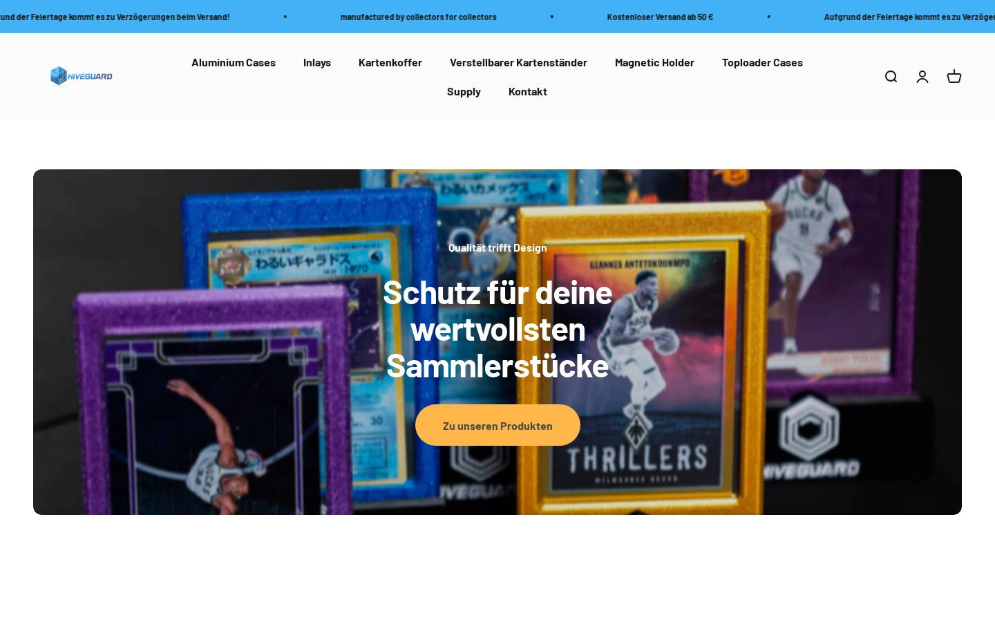 hiveguard.de homepage screenshot