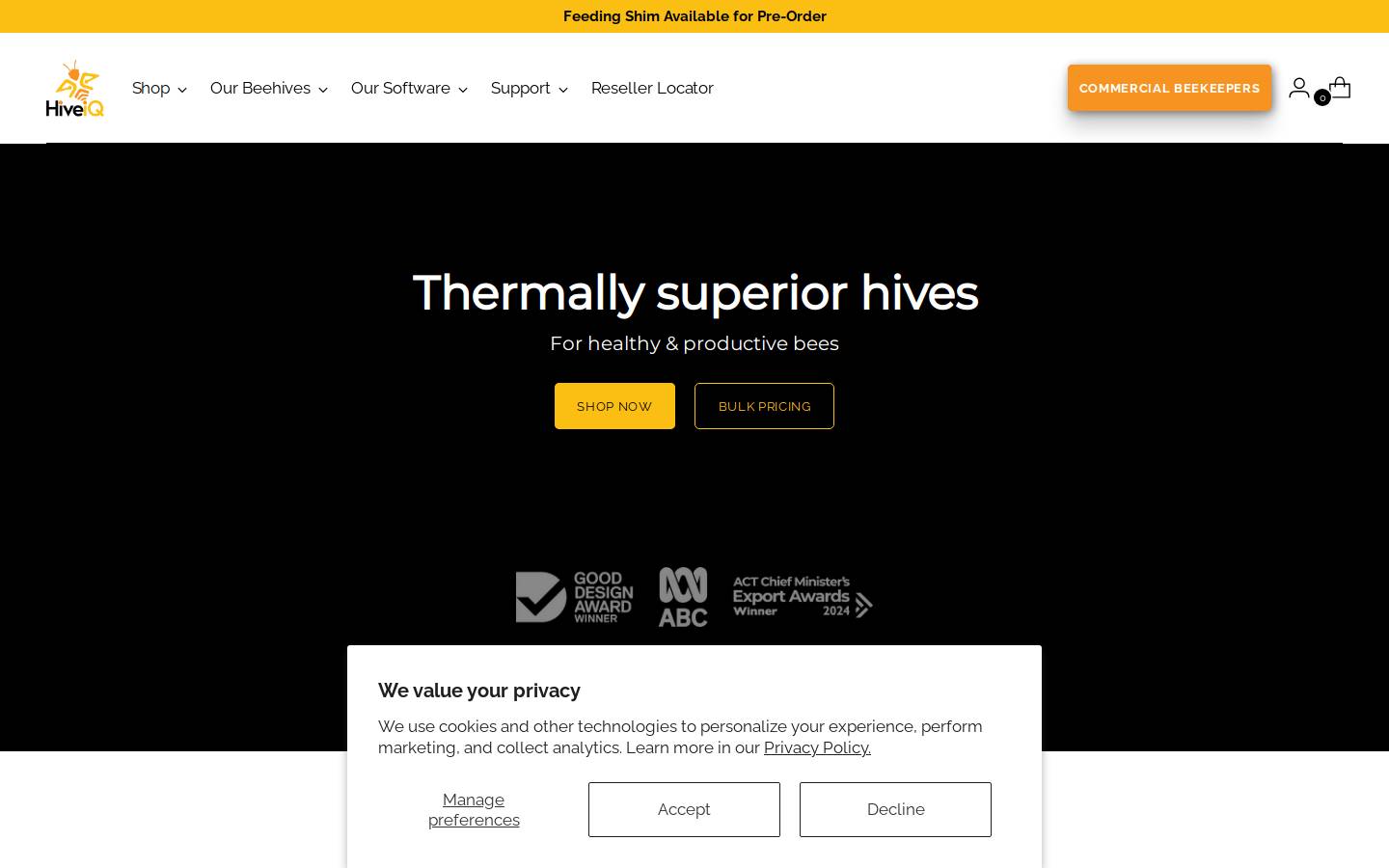 hiveiq.co.nz homepage screenshot