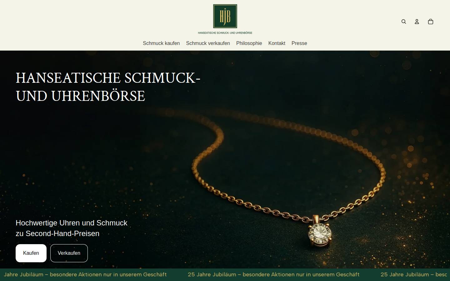 hjb-hamburg.de homepage screenshot